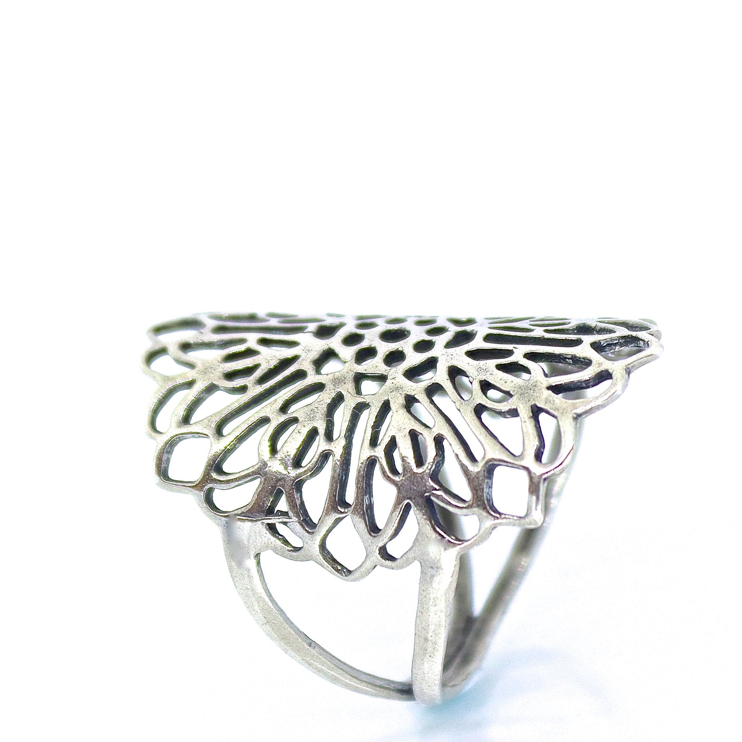 Long statement sterling silver 925 ring