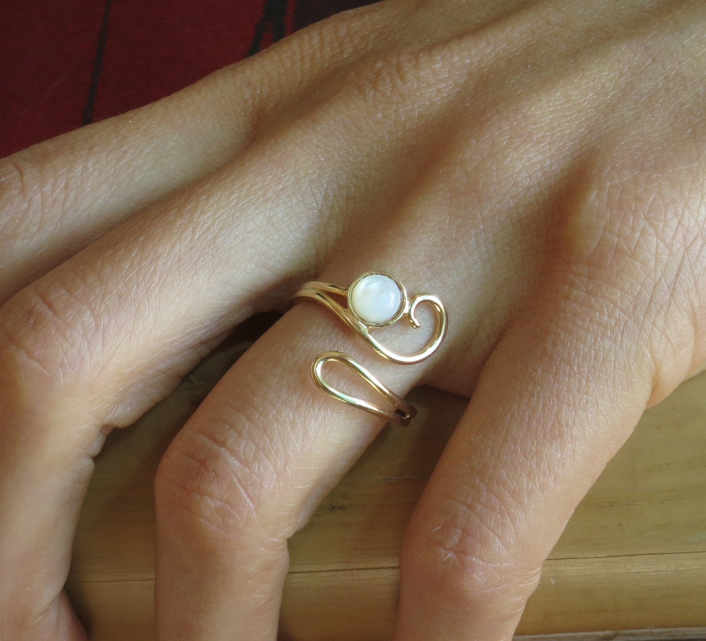Gold Turquoise ring, 14K Turquoise ring, Solid 14K gold Ring, Adjustable Ring, Boho gold Ring, 14K Gold Rings for women Unique gold Ring