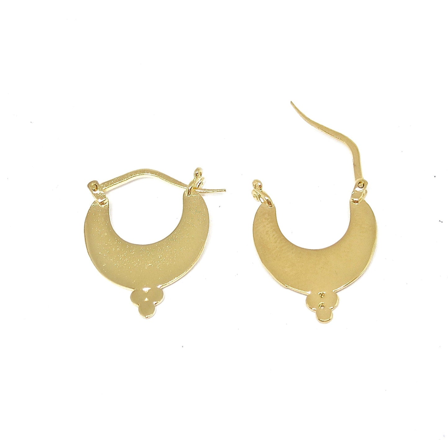 Vintage 14k gold hoop earrings
