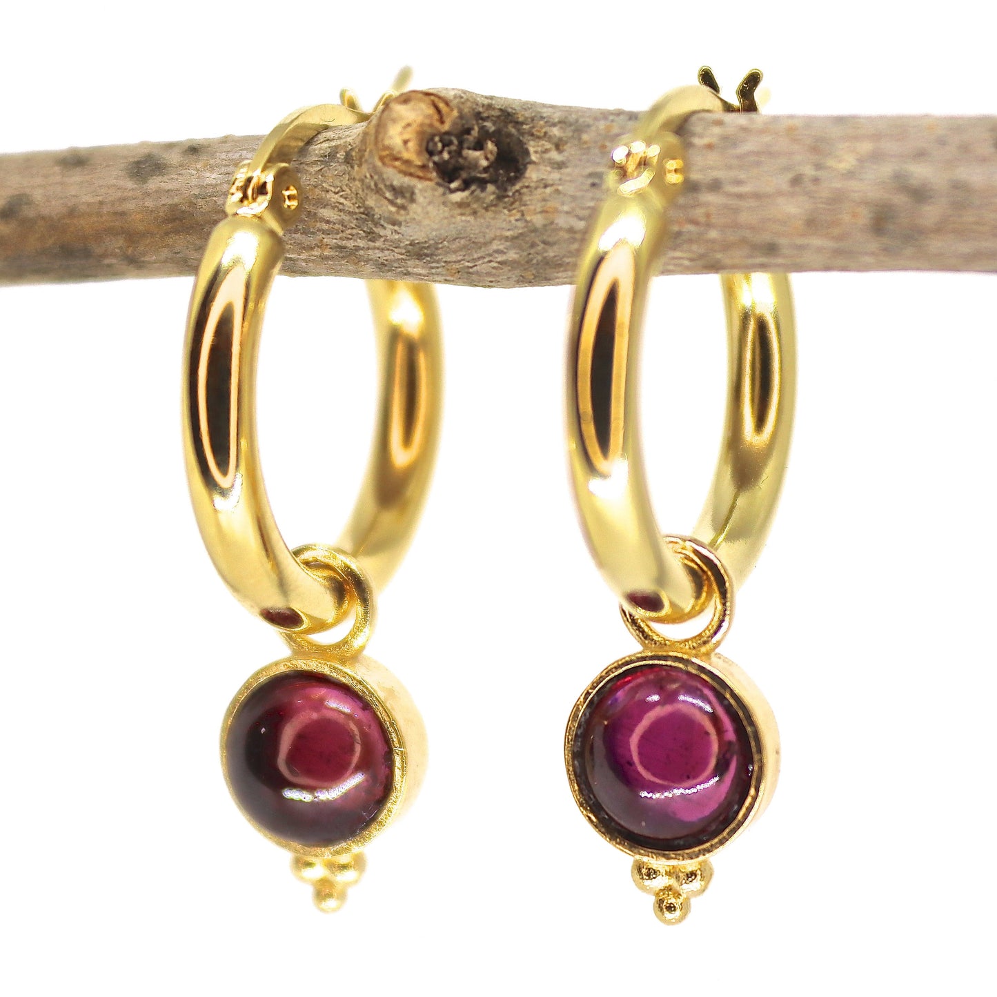Opal 14k gold dangle hoop earrings, White opal hoop earrings