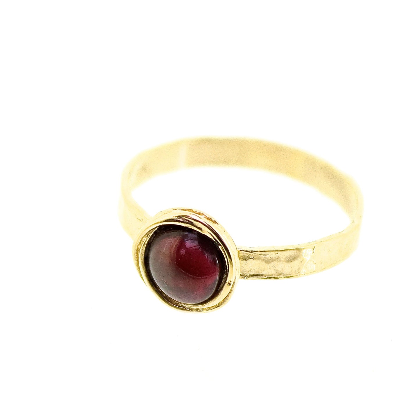 Black Onyx ring, Solid 14k gold ring band